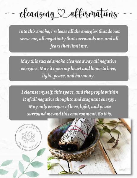 Purple Sinuata, White Sage, & Palo Santo. Premium Smudging Sticks. Energy Cleansing Bundle.