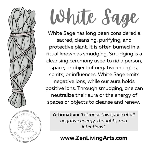 White Sinuata, White Sage, & Palo Santo. Premium Smudging Sticks. Energy Cleansing Bundle.