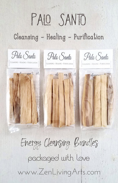 Palo Santo Incense Sticks. Premium Smudging Sticks. Holy Wood. Energy Cleansing Bundle.
