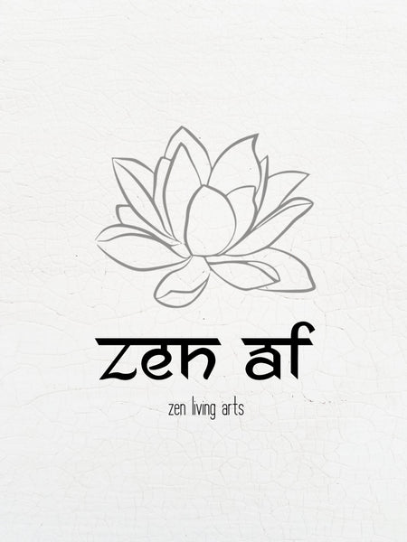 ZEN AS FUCK. Engraved Wood and Black Ebony Wood Beaded Bracelet. Inspirational Quote Jewelry.